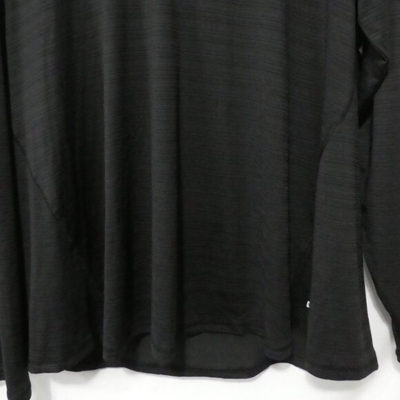 ATHLETIC WORKS - Dri-More | 3X | Classic Striped Black Long Sleeve Hoodie - Picture 8 of 15